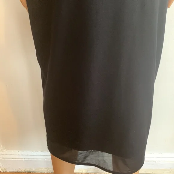 EXPRESS LIKE NEW Knit & Sheer Fabric Dress - Picture 8 of 11